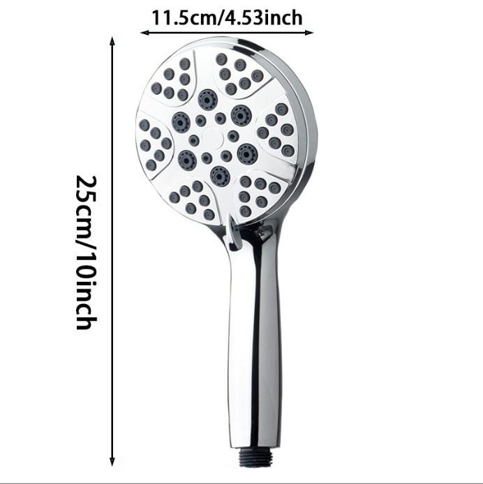 High Pressure Shower Head with 8 Modes – Eco-Friendly Lotus Design